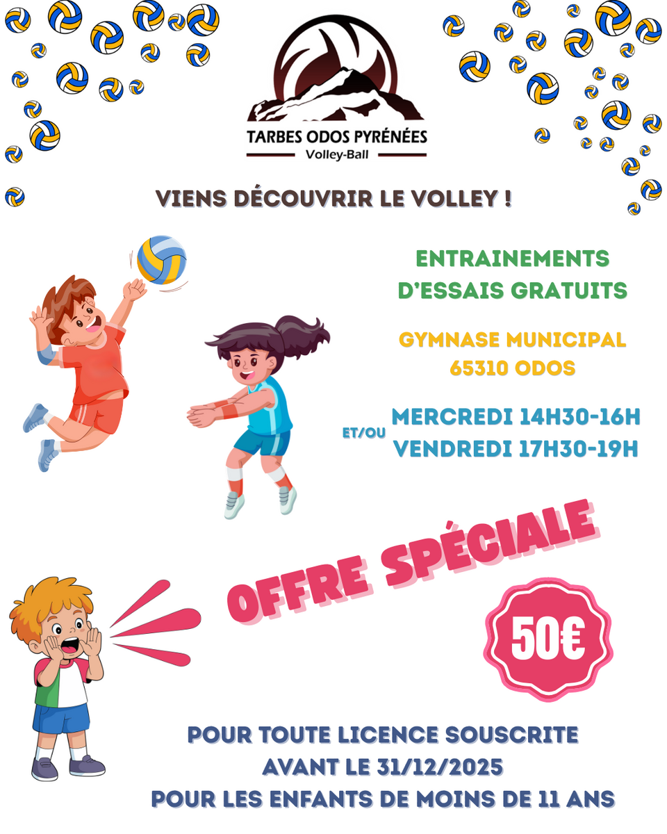 OFFRE SPECIALE MOINS DE 11 ANS