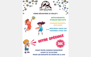 OFFRE SPECIALE MOINS DE 11 ANS