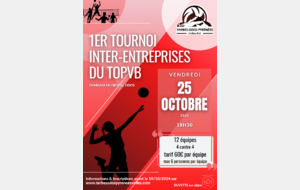 1er Tournoi Inter-Entreprises du TOPVB