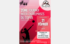 2ème Tournoi Inter-Entreprises du TOPVB