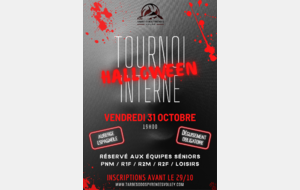 Tournoi interne HALLOWEEN