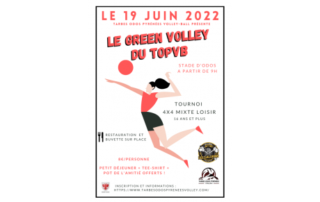Le green volley du TOPVB